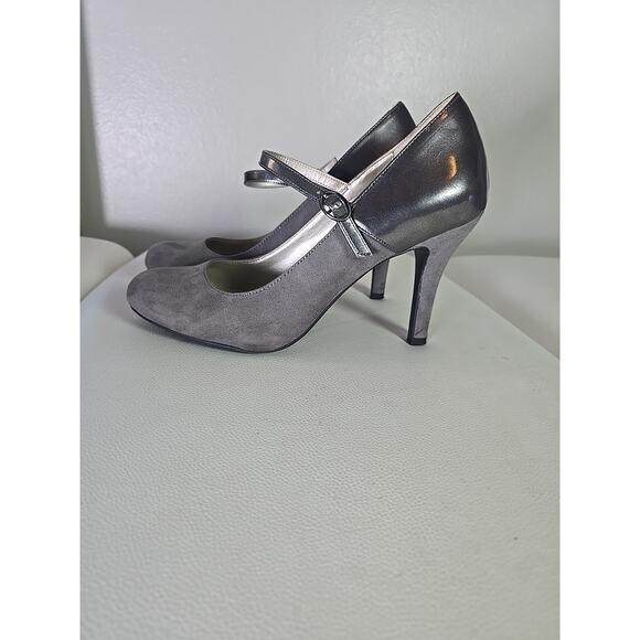 Suede 90s MaryJanes 8.5M Cushion For Comfort Acedemiacore Chic Worthington - Picture 11 of 11